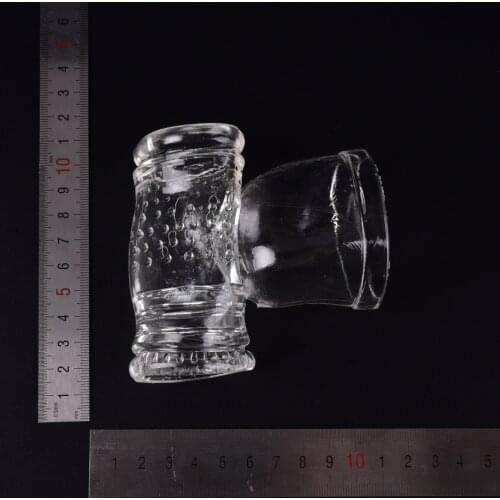 Transparent Big AV Wand Vibrator Headgear Sex Toys Magic Wand Head Accessories Body Massage Clitoris Stimulation Vibrators Caps