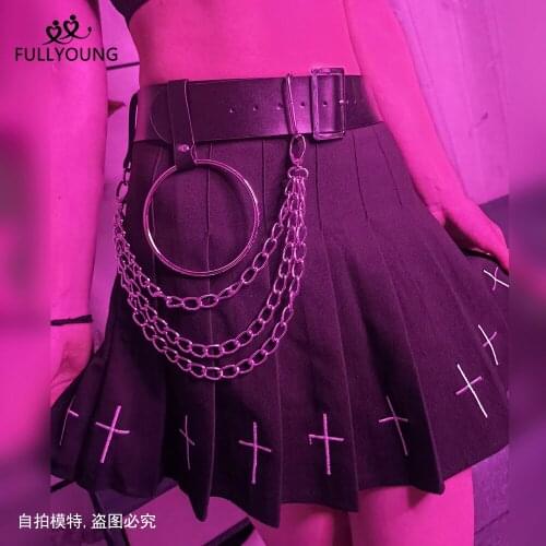 Fullyoung Sexy Leather Harness Woman Bondage Underwear Lingerie Gothic Suspender Clothes Belts Punk Body Garters Adjustable