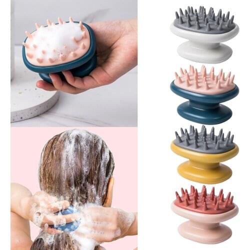 Handheld Shower Body Hair Scalp Massager Brush Mini Comb Head Scrubber