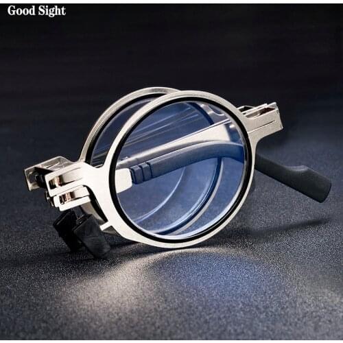 Cat Eye Frame Foldable Reading Glasses For Ladies Portable Anti Blue-Ray Proof Eyeglasses Mens Glasses With Diopters +1-+4 очки