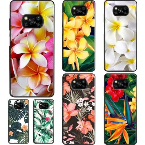 Tropical Paradise Hawaiian Flower For Xiaomi Mi 11 Ultra Note 10 Lite Mi 9T 10T Pro Case For POCO M3 X3 Pro F1 F2 F3 Cover