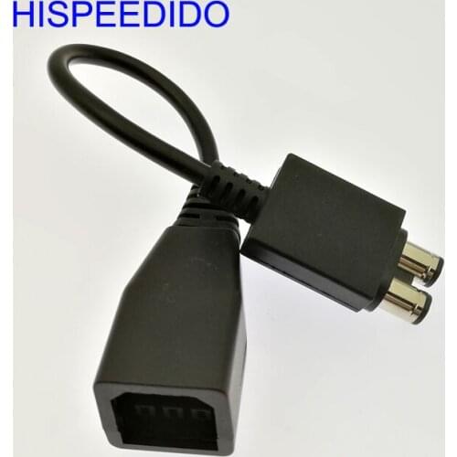 HISPEEDIDO High quality Black AC Power Supply Cable Converter Adapter For Microsoft Xbox 360 To Xbox 360 Slim Game Cable