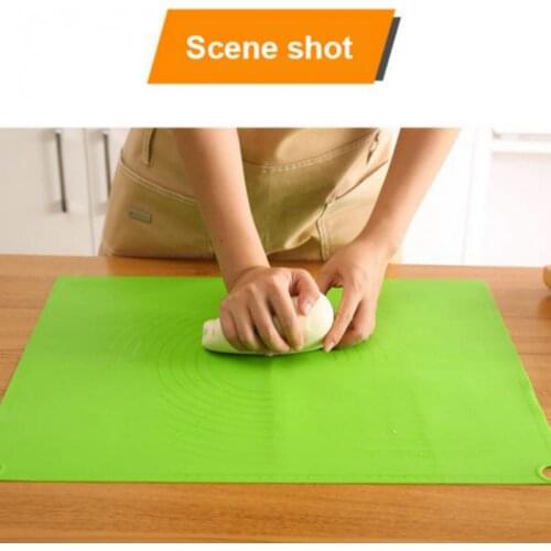 1pc Non-Stick Silicone Mat With Scale Rolling Dough Liner Pad Pastry Cake Bakeware Paste Flour Table Sheet Kitchen Tools Cocina