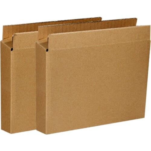 10Pcs Blank Paper Boxes 3 Layer Corrugated Boxes Rectangle Gift Packaging Box Photo Album Courier Box Mailers Business Supplies