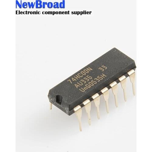 10PCS SN74HC00N DIP14 SN74HC00 DIP 74HC00 DIP-14 new and original IC