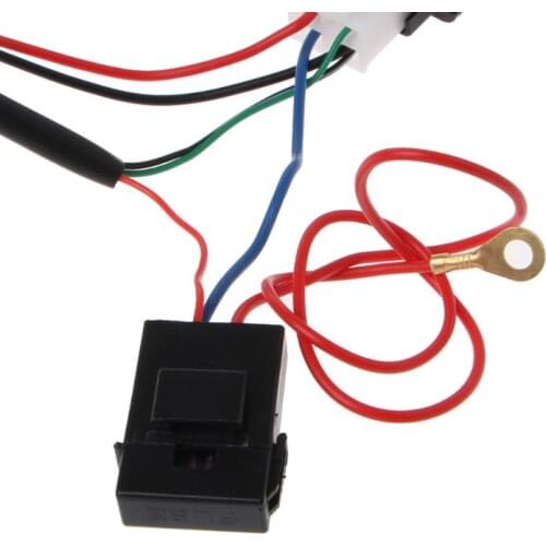 40GF Universal 12V 40A Relay Wiring Harness With On/Off Switch Kit For Car LED Fog Light