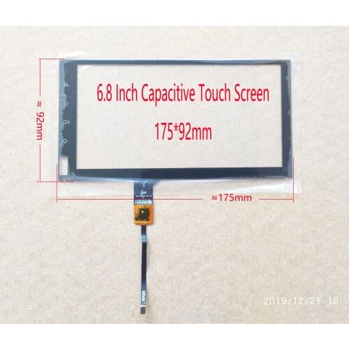 6.8 inch Touch Screen Sensor Digitizer 175*92mm GT911/928/9271/615 universal 6pin