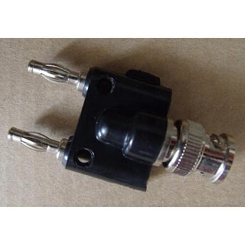 BNC Male jack to two dual Banana plug Connector Oscilloscope multimeter joint