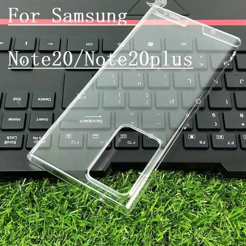 For Samsung Galaxy Note 20 Ultra Note 10 Plus Lite S10 5G A71 A51 Phone Case Hard PC Clear Case Camera Protect Back Cover