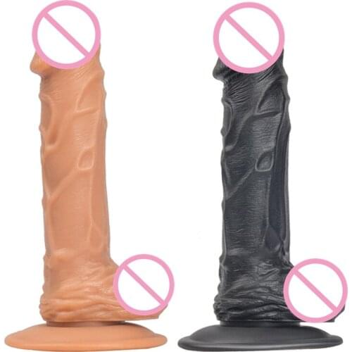 Artificial Penis Realistic Dildo Suction Cup Soft Pvc Dick Female Masturbator Sex Toys For Woman Vagina Anal Massage