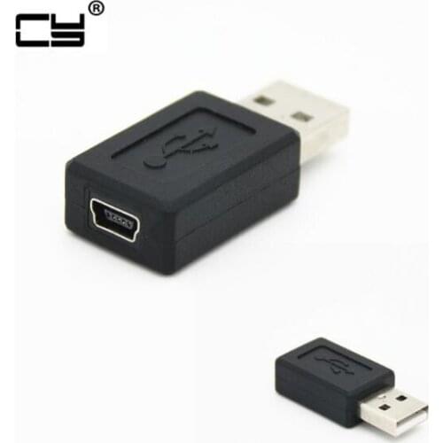 USB 2.0 A male To Mini USB B 5 Pin female Plug Cable adapter Connector