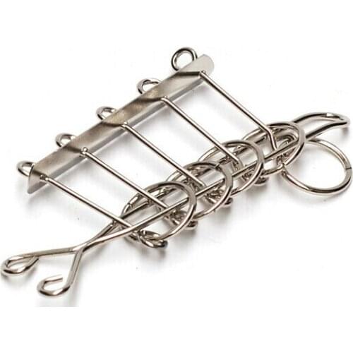 Classic Five Rings Metal Wire Puzzle Brain Teaser Game for Adults Kids