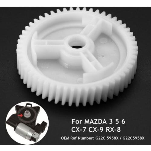 Mayitr 1pc Front Rear Power Regulator Window Motor Gear Replacement G22C5958X For MAZDA 3 5 6 CX-7 CX-9 RX-8
