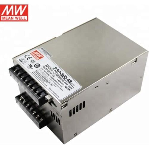 MEAN WELL PSP-600-48 AC/DC Switching Power Supply 110V/220V AC to 48V DC 12.5A 600W with Parallel Remote sense PFC function