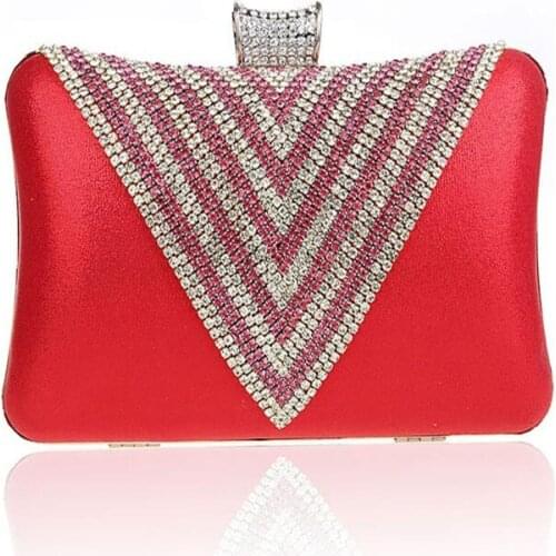 Fashion boho Diamonds Evening Bags Women Designer Banquet Bags Crystal Day Clutch Female Wedding Purse and Handbags Ladies WY18