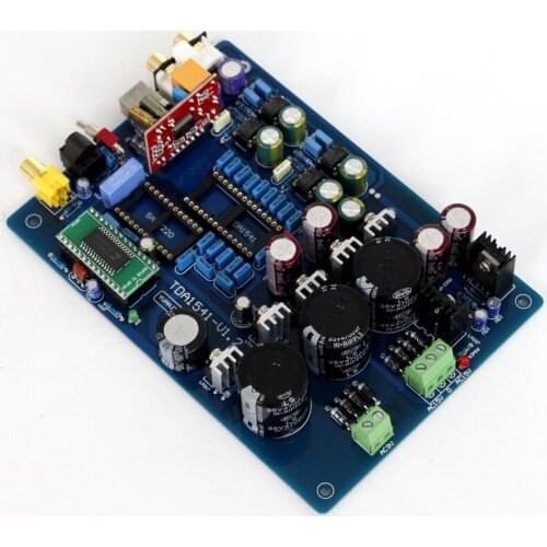 CS8412+NE5534 Pre-amplifier board TDA1541 Optical Fiber Coaxial Decoder Board (Including USB, Excluding Tda1541 and Saa7220 IC)
