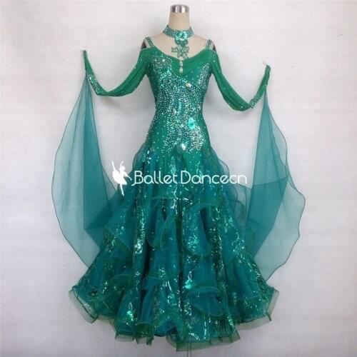 Ballroom Dance Competition Dresses Women/Ballroom Dresses/Ballroom Waltz Dresses/Ballroom Dancing/Waltz Dress