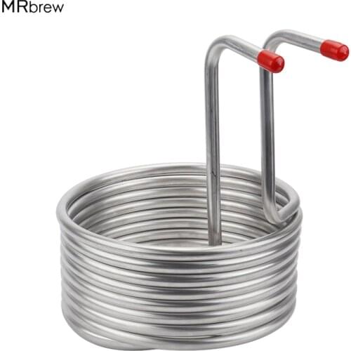 Homebrew Immersion Wort Chiller Food grade 304 stainless steel Beer Cooling Coil or malt juice cooler Super Efficient