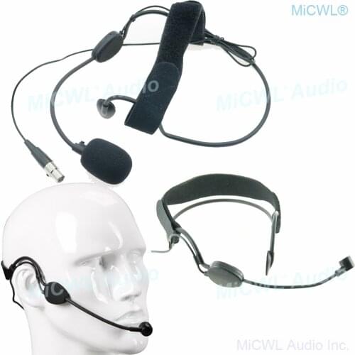 Pro Big ME3 Headset Condenser Microphone For AKG Samson Music Wireless Mics System mini XLR 3Pin TA3F connector