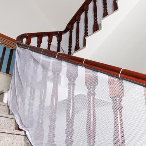 Railing Stairs Safety Protecting Net Children Thickening Fencing Protect Net Balcony Child Fence Baby Fence Safety Net 200*80cm