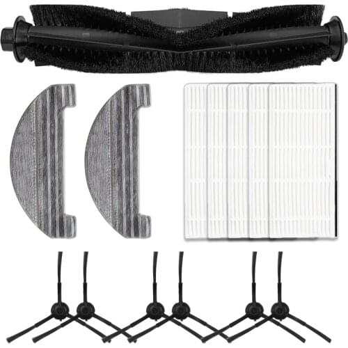 Main Roller Brush Side Brush HEPA Mops Robot Vacuum for Proscenic M8 Pro Vacuum Cleaner Accessories Replacement