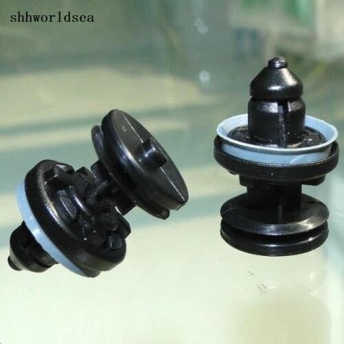 Shhworldsea car clip 100pcs Fastening card buckle for ford fawkes with rubber sealer