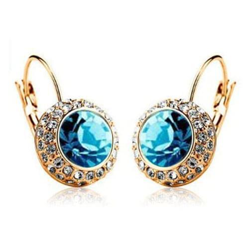 SHUANGR Women's Gold Earrings