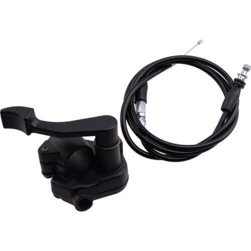 Motorcycle 22mm Thumb Throttle Brake Lever Assembly Accelerator Cable Fit for 50cc 110cc 150cc ATV Quad Bike