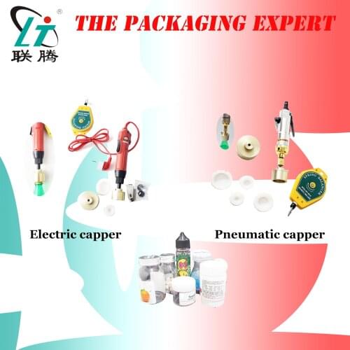 Bottle Capping Machine Lid Capper Electric Or Pneumatic Model For 10-50mm Screw Caps Of Vial Jar Jerrycan Portable Hand Hold