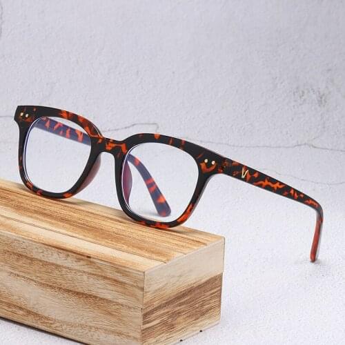 Vintage Square Anti-blue Light Glasses Frame Women Classic Optical Eye Glasses Frames for Men Clear Glasses Frame Oculos