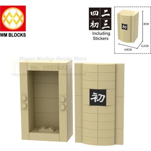 WM Blocks MOC Anime Series Impure World Reincarnation Ninja Edo Tensei Bricks Model Building Blocks Educational Toy For Children