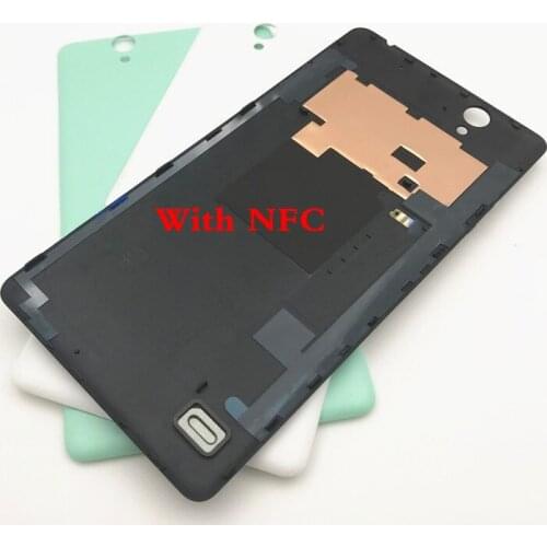 Back Battery Cover For Sony Xperia C4 E5303 E5306 E5353 E5333 Rear Battery Cover Housing Back Door Case With NFC