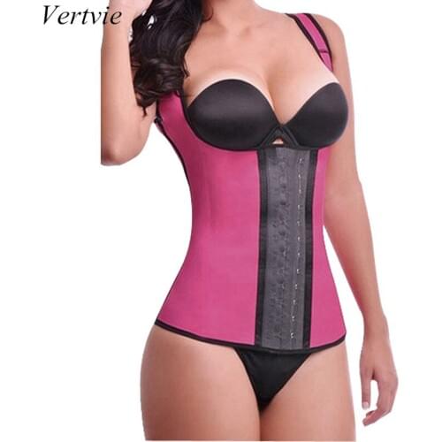 Vertvie Womens Sexy Waist Corset Bustier Women Corselet Waist Support Belt Sports Safety Weight Loss Belt Camis Slim Shapewear