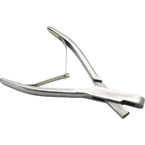 1pcs stainless steel Farm Animal Veterinary U shape shape animal ear notcher plier for pig farm equipment toold