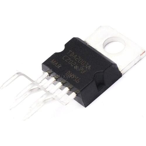 10PCS TDA2003 TDA2003A TO-220 amplifier chip single supply 12V 10W amplifier chip new original