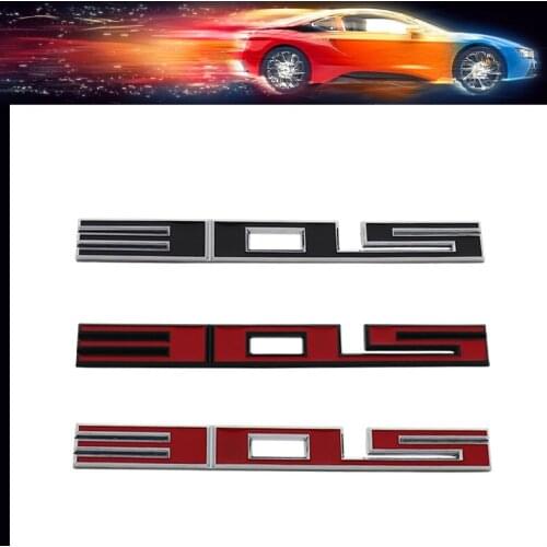 3D Premium 305 car Engine Hood Fender trunk Tail Rear Nameplate Decal Emblem Badge Sticker for Corvette Silverado Camaro Impala