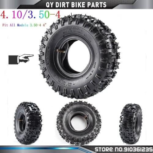 4.10/3.50-4 410/350-4 ATV Quad Go Kart 47cc 49cc 4.10-4 Tire inner tube Fit All Models 3.50-4 4"