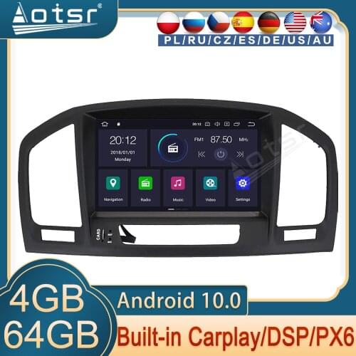Android For Opel Insignia 2008 Radio PX6 Muiltimedia Player Car Navigation 2009 2010 2011 - 2013 Headunit Screen Auto Stereo HD