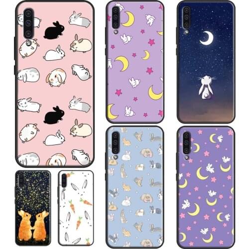 Rabbits Bunnies Case For Samsung A52 A72 A32 A12 A20e A21S A11 A31 A41 A51 A71 A02S A10 A40 A50 A70 Coque