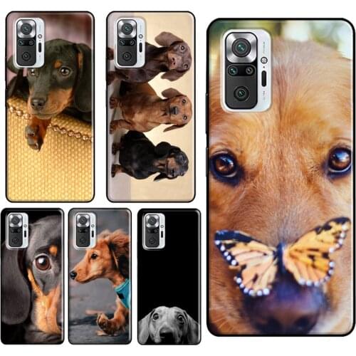 Dachshund Teckel Dackel Dog Phone Case For Xiaomi Redmi Note 10 Pro Note 9 Pro Note 8 Pro 8T 9S 7A 8A 9A 9C 9T Cover
