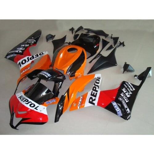 Dor-Motorcycle Fairings For CBR600RR CBR600 CBR 600 RR 2007 2008 F5 ABS Plastic Injection Fairing Bodywork Kit Red Yellow