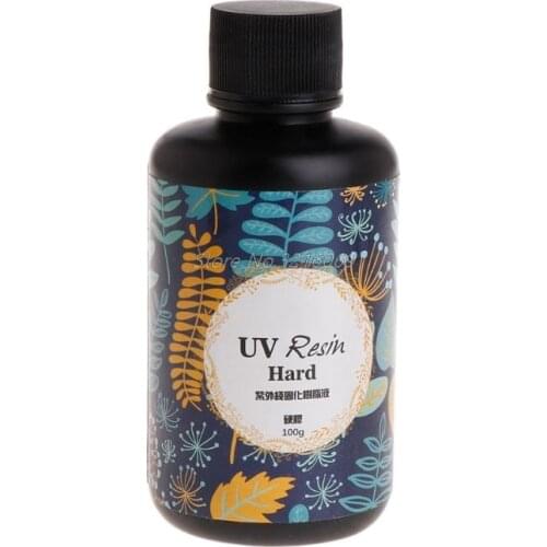 UV Resin DIY Epoxy Resin Handmade Jewelry Making Curing Hard Glue Quick Dry Safe Non Toxic Transparent Solidify 100g
