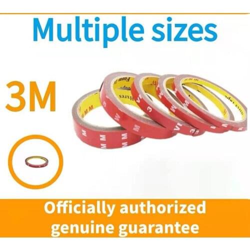 6/8/10/15/20mm Double Sided Tape Acrylic Foam Sticky Adhesive Car Screen Repair Tape Stickers Auto Decal For Car Accessories