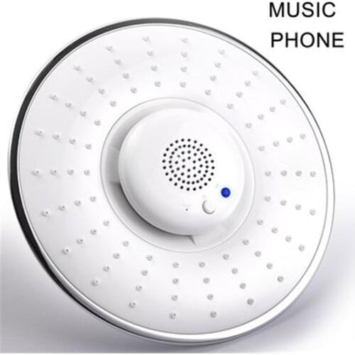 Creative Music Shower Head USB Rechargeble Waterproof Wireless Bluetooth Speaker for Bathroom Portable Detachable Calling Shower