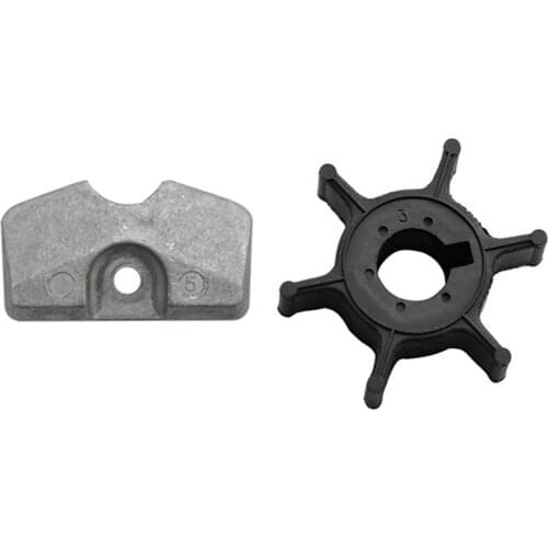 Boat Engine Impeller for Yamaha 4Hp 5Hp 6Hp & 2/2.5/3/4/5/6HP Fit for Yamaha Outboard Lower Unit Gearbox Anode 6L5-45251