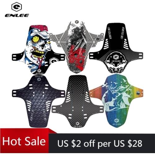 1pcs MTB Mountain Road Bicycle Fender Bike Front Rear Mudguard Cycling Rainplate 26.5cm PP5 Material Bicycle Accessories