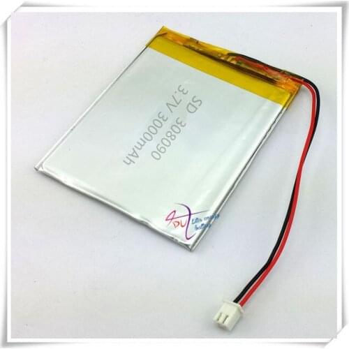 Li-po XHR-2P 2.54 3000mAh 3.7V in the special offer core lithium polymer battery 308090