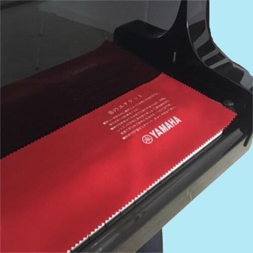 Wool Piano Key Cover Keyboard Red Felt Cloth