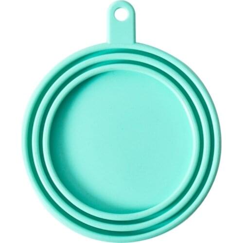 Pet Silicone Canned Lid Dog Food Fresh-keeping Tin Sealing Cap Reusable Can Cover 090C