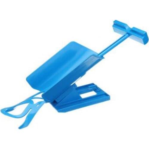 1pc Sock Slider Aid Blue Helper Kit Helps Put Socks On Off No Bending Shoe Horn Suitable For Socks Foot Brace Support